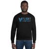 Flight Company  Embroidered Unisex Crew Neck Sweatshirt