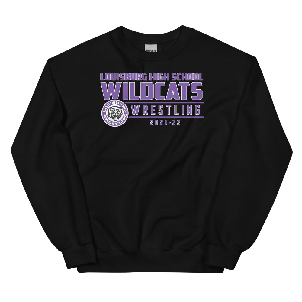 Louisburg HS Wrestling 2021-22 Crewneck Sweatshirt