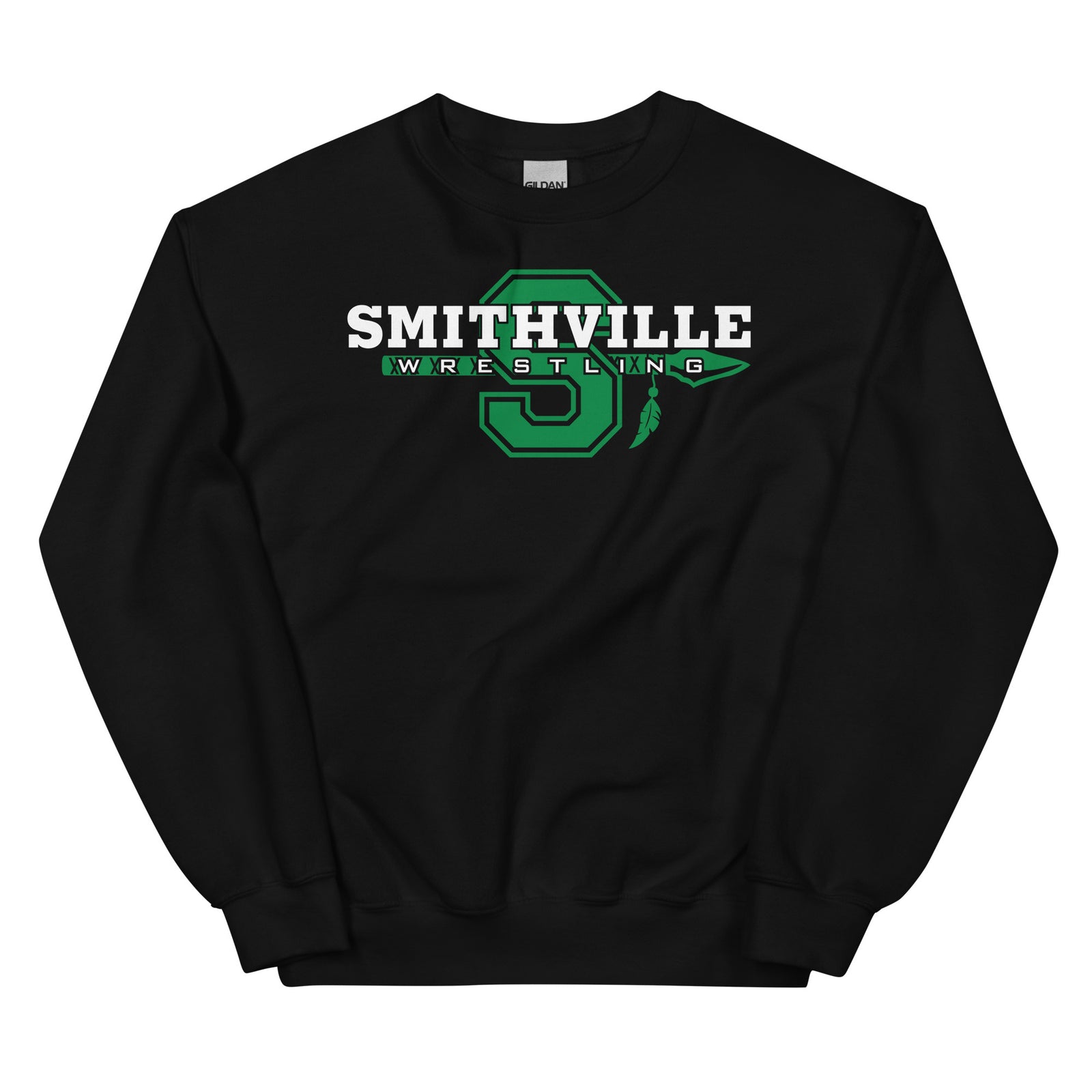 Smithville Wrestling Banner Unisex Crew Neck Sweatshirt