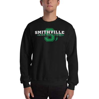 Smithville Wrestling Banner Unisex Crew Neck Sweatshirt