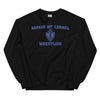 Kapaun Mt. Carmel Wrestling Black/Grey/White Unisex Crew Neck Sweatshirt