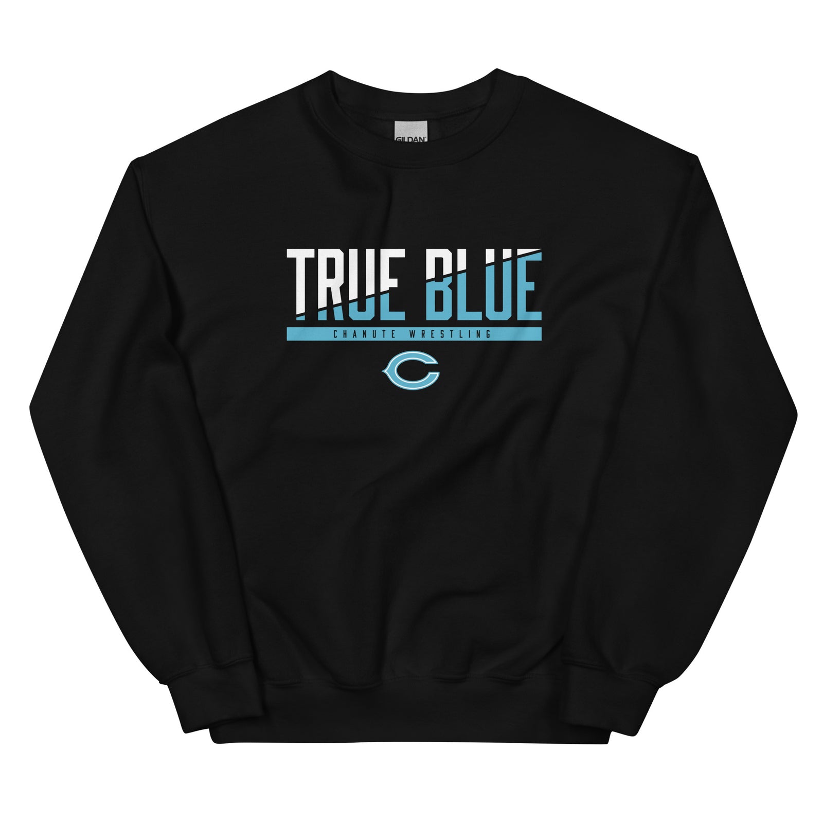 Chanute HS Wrestling True Blue Unisex Crew Neck Sweatshirt