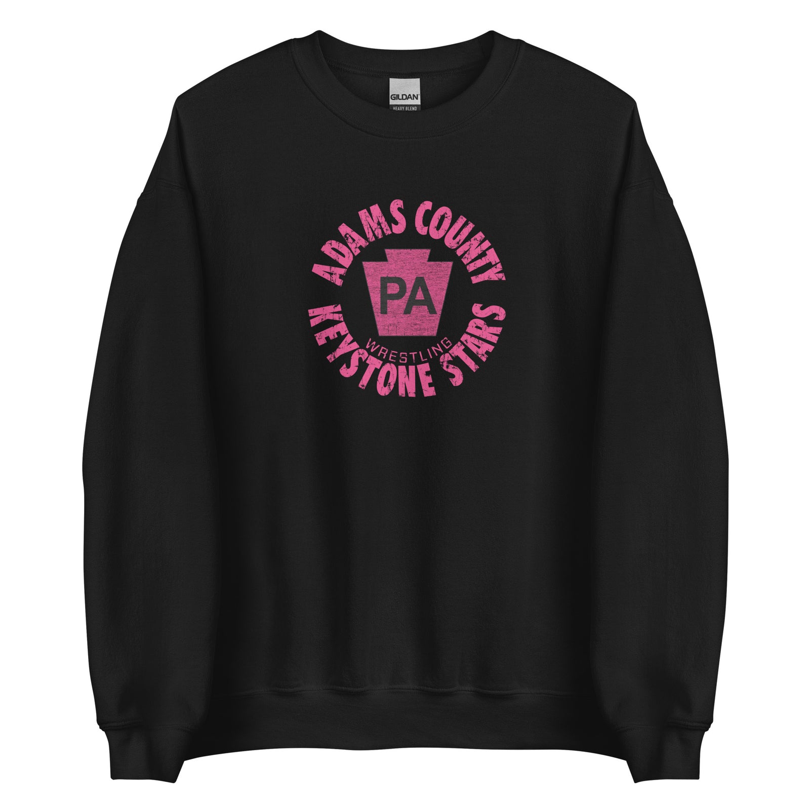 Keystone Stars Wrestling Club Pink Unisex Crew Neck Sweatshirt