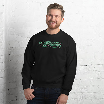 De Soto Kids Wrestling Unisex Crew Neck Sweatshirt