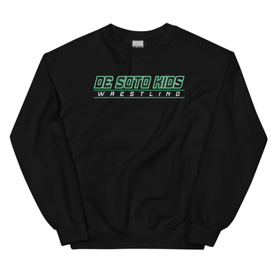 De Soto Kids Wrestling Unisex Crew Neck Sweatshirt