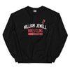 William Jewell Wrestling Black Unisex Crew Neck Sweatshirt