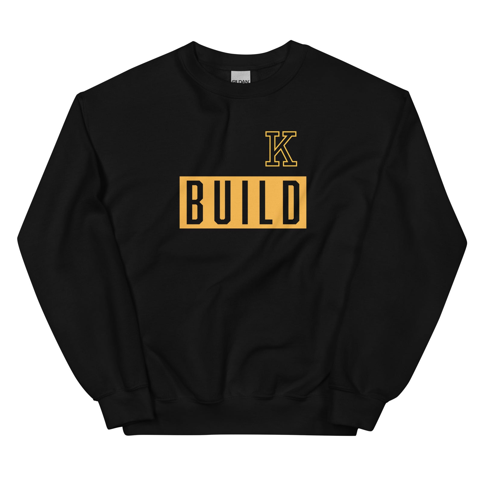Kearney High School Wrestling K Build Gold Unisex Crew Neck Sweatshirt
