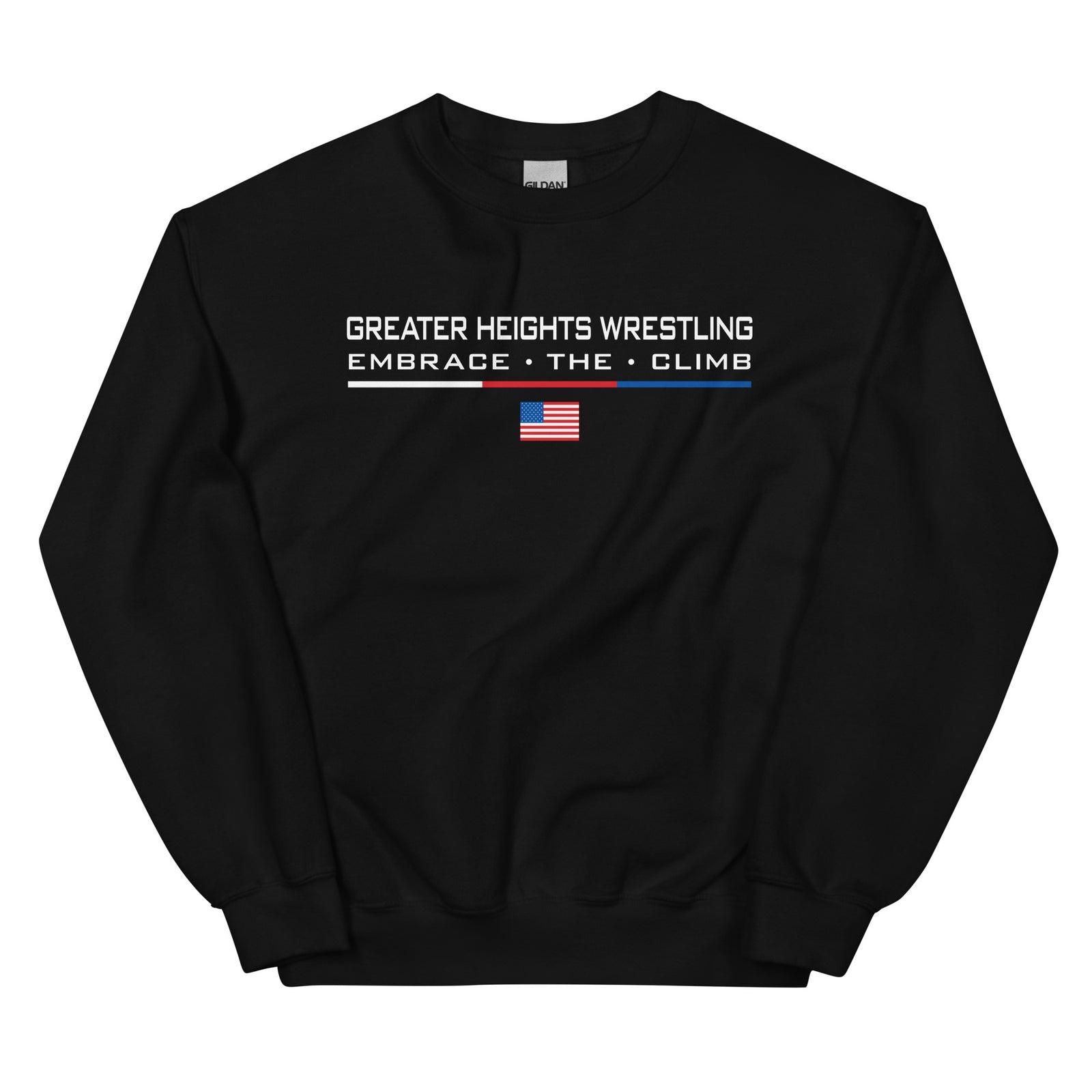 Greater Heights Wrestling Embrace The Climb 2 Unisex Sweatshirt