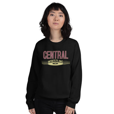 Keller Central Wrestling Black Unisex Crew Neck Sweatshirt