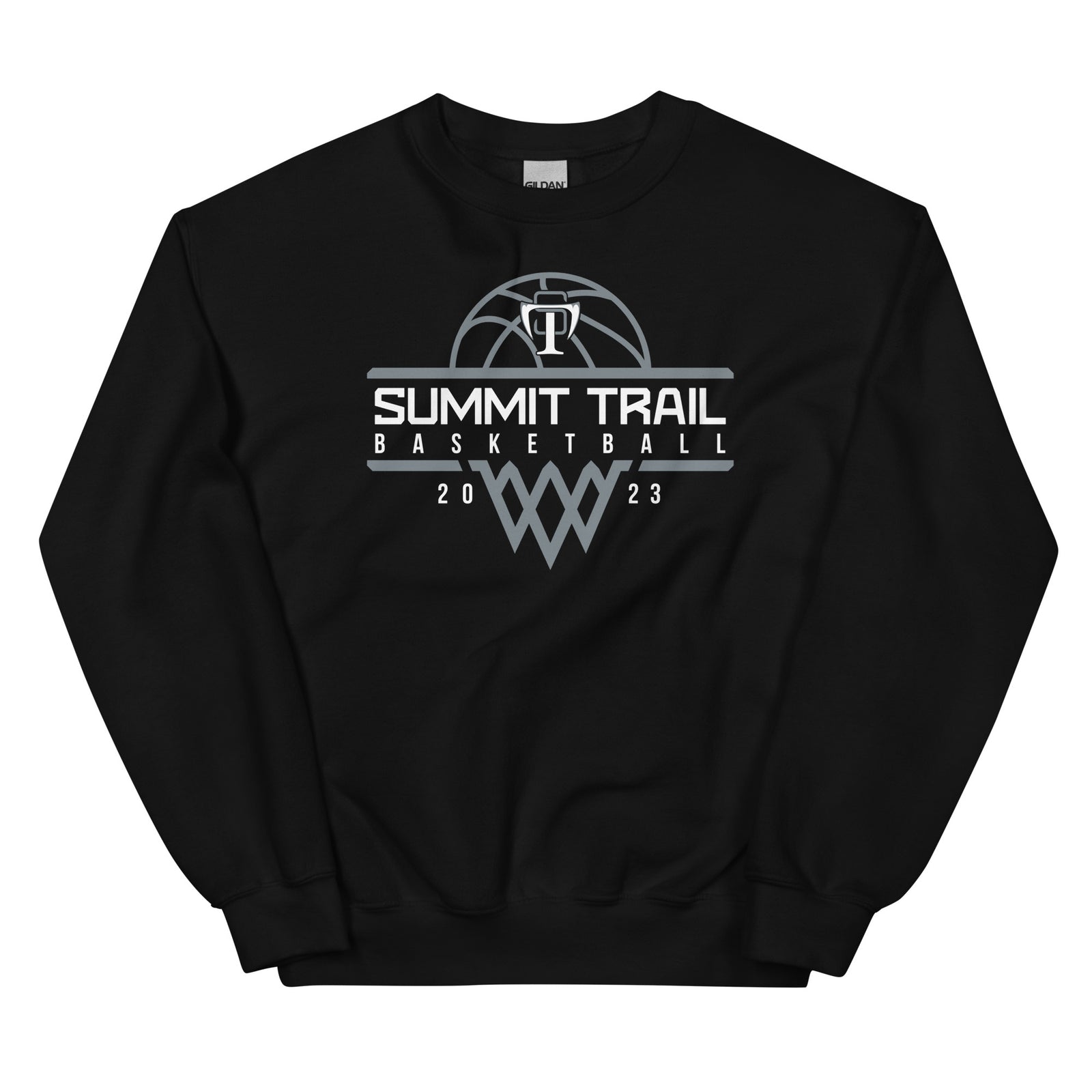 Summit Trail Middle School Basketball Unisex Crew Neck Sweatshirt
