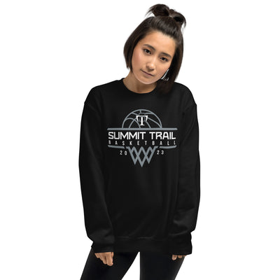 Summit Trail Middle School Basketball Unisex Crew Neck Sweatshirt
