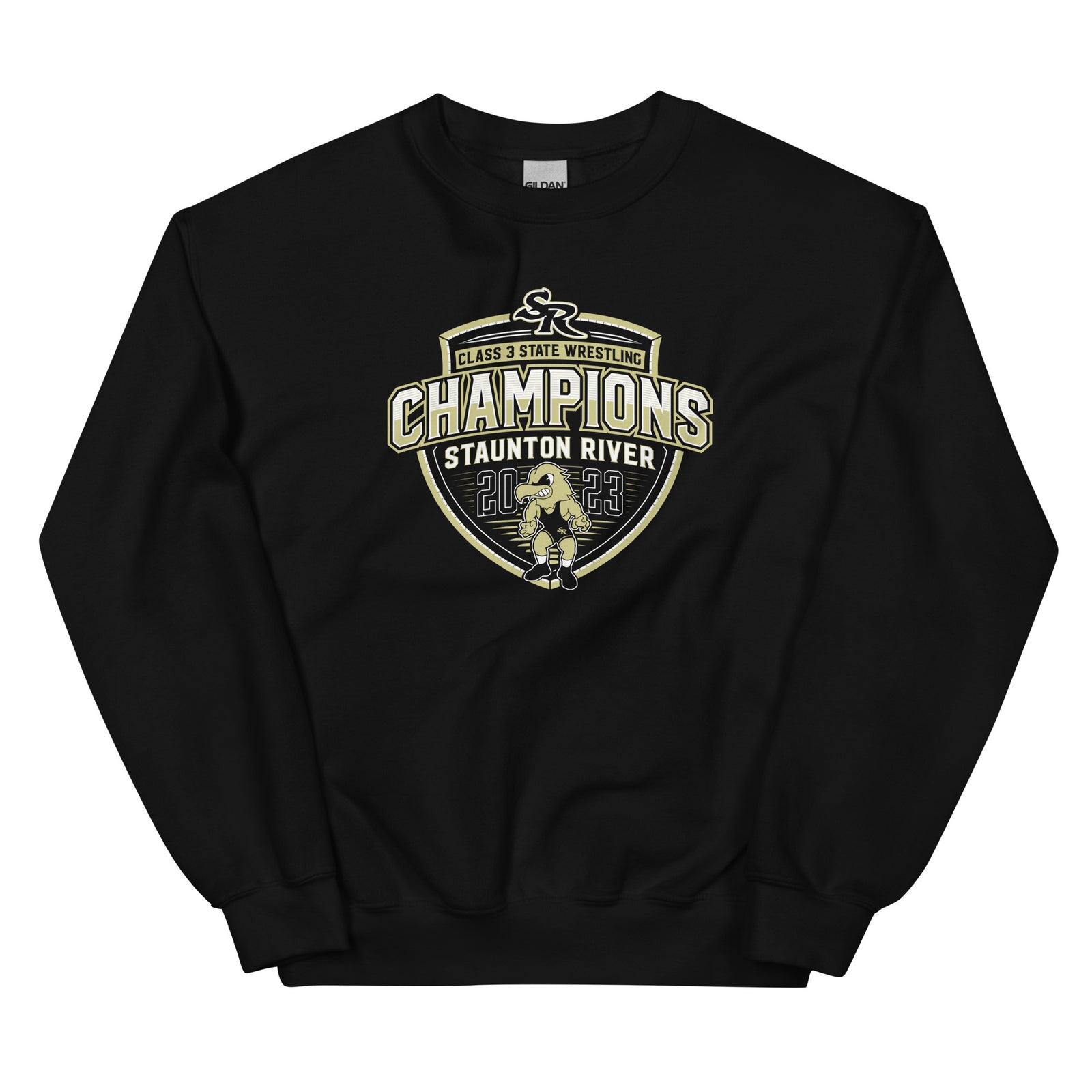 Staunton River State Champs  Mascot Unisex Crew Neck Sweatshirt
