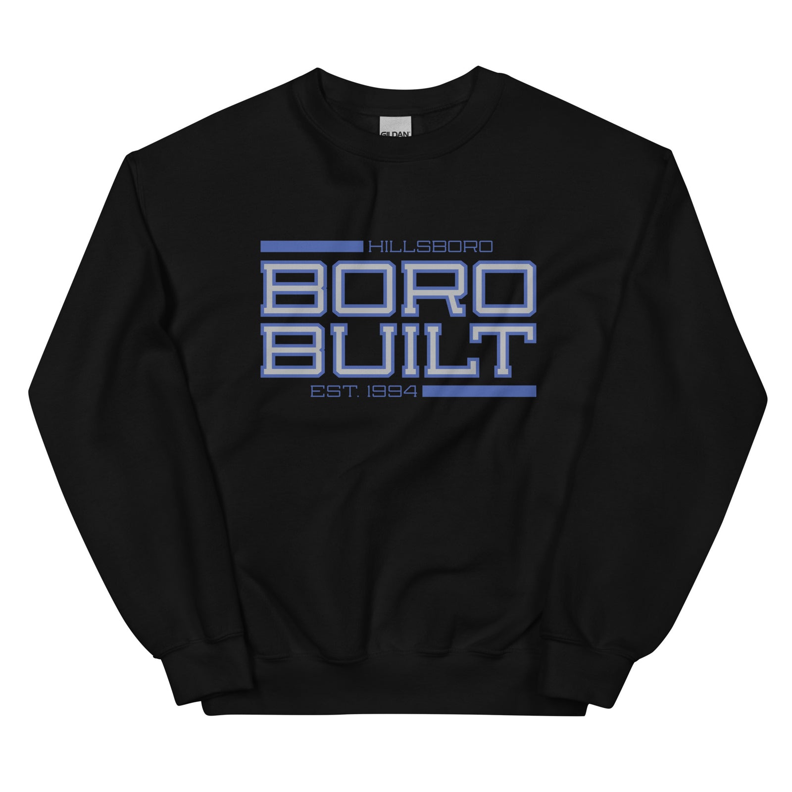 Hillsboro High School  Boro Built Unisex Crew Neck Sweatshirt
