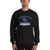 Eastern Hancock MS Track Royals on Black  Unisex Crew Neck Sweatshirt