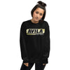 Avila Softball Stripe Unisex Crew Neck Sweatshirt