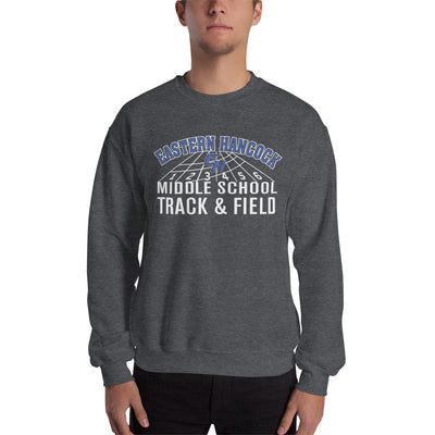 Eastern Hancock MS Track Track & Field  Unisex Crew Neck Sweatshirt