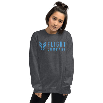 Flight Company  Embroidered Unisex Crew Neck Sweatshirt