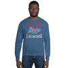 Stags Lacrosse Royal Unisex Crew Neck Sweatshirt