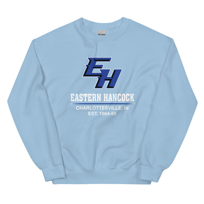 Eastern Hancock MS Track EH  Unisex Crew Neck Sweatshirt