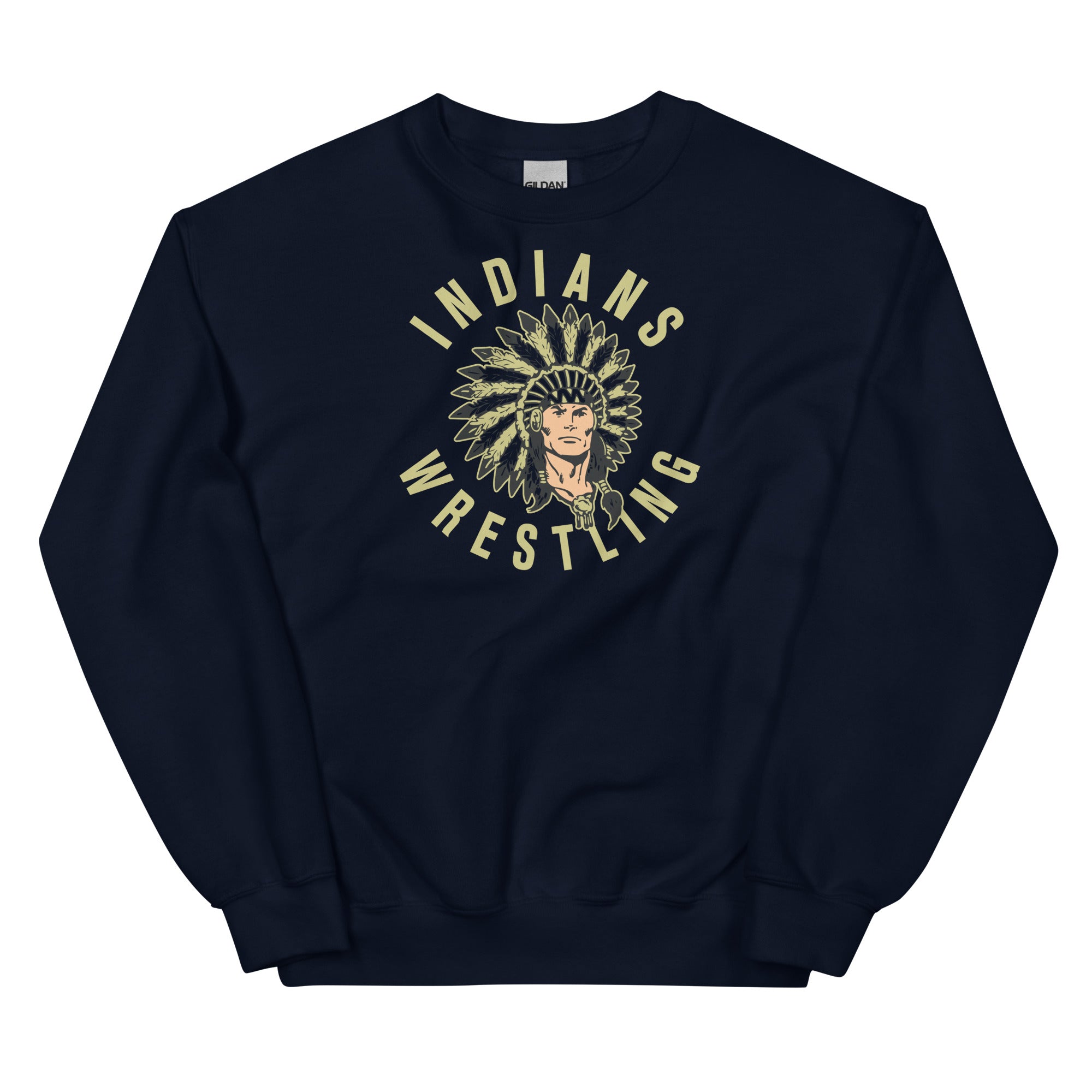 Indians Wrestling Unisex Crew Neck Sweatshirt