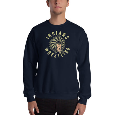 Indians Wrestling Unisex Crew Neck Sweatshirt