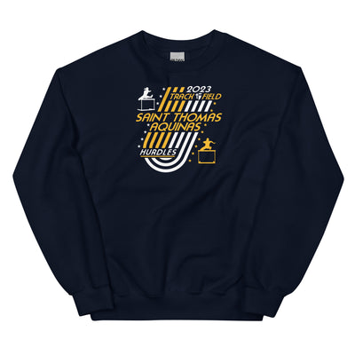 Saint Thomas Aquinas Track & Field Hurdles Unisex Crew Neck Sweatshirt