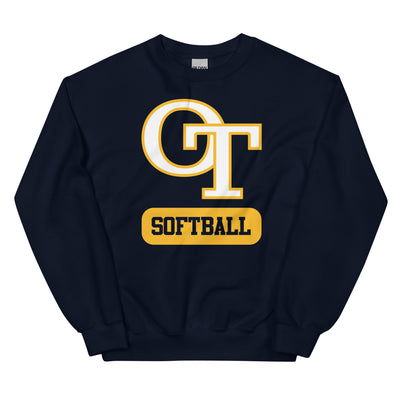 OT Baseball and Softball League - Softball Unisex Crew Neck Sweatshirt