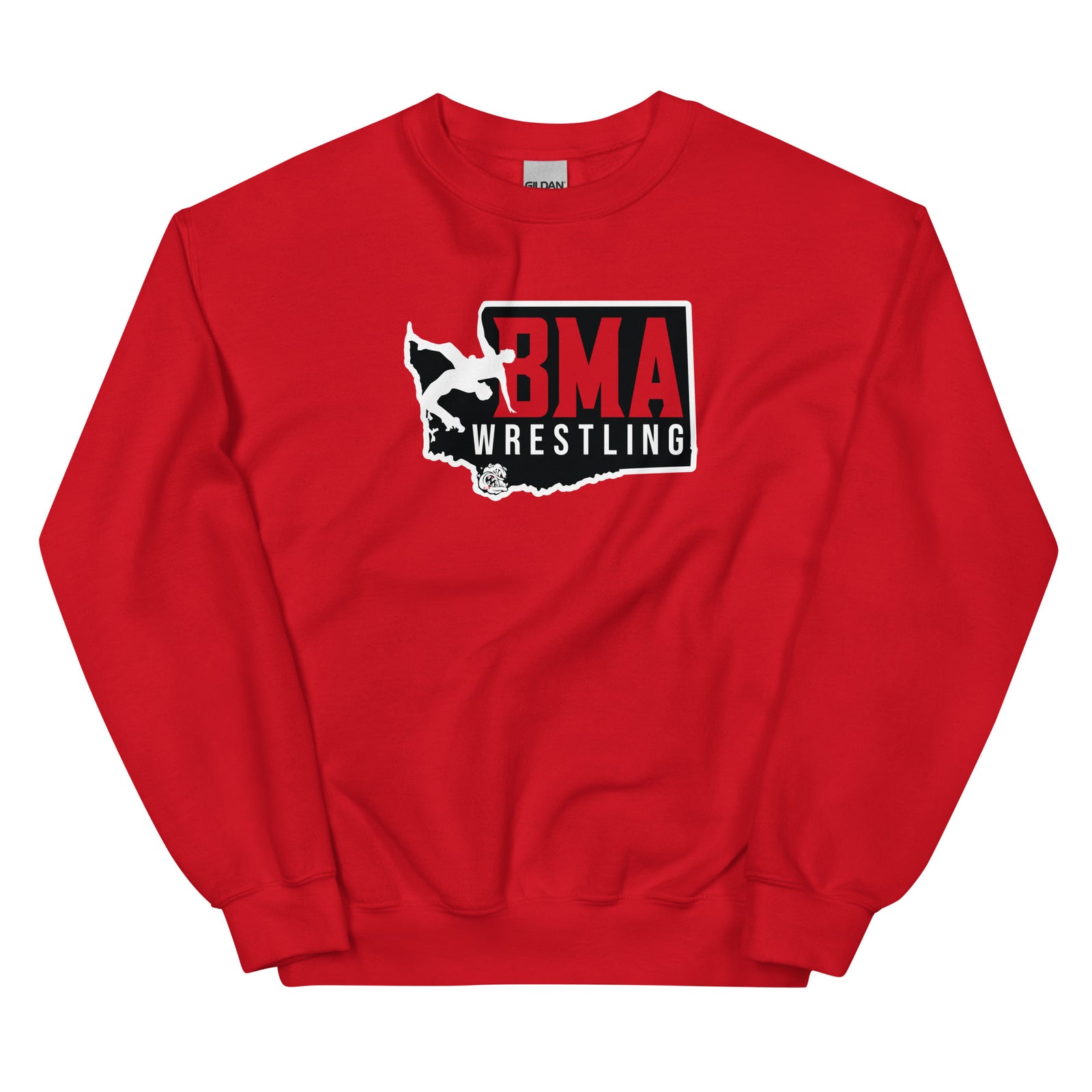 BMA Wrestling Academy (with back print) Unisex Heavy Blend Hoodie