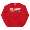 Palmetto Wrestling  Red Design Unisex Crew Neck Sweatshirt