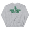 Bishop Carroll Wrestling (with back print) Grey Unisex Sweatshirt