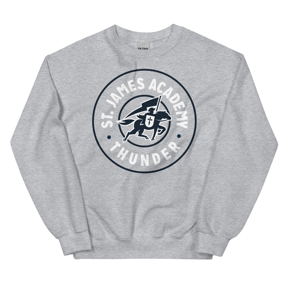 St. James Academy Grey Unisex Sweatshirt