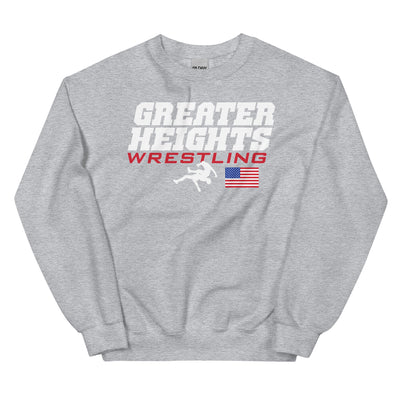 Greater Heights Wrestling 2 Unisex Sweatshirt