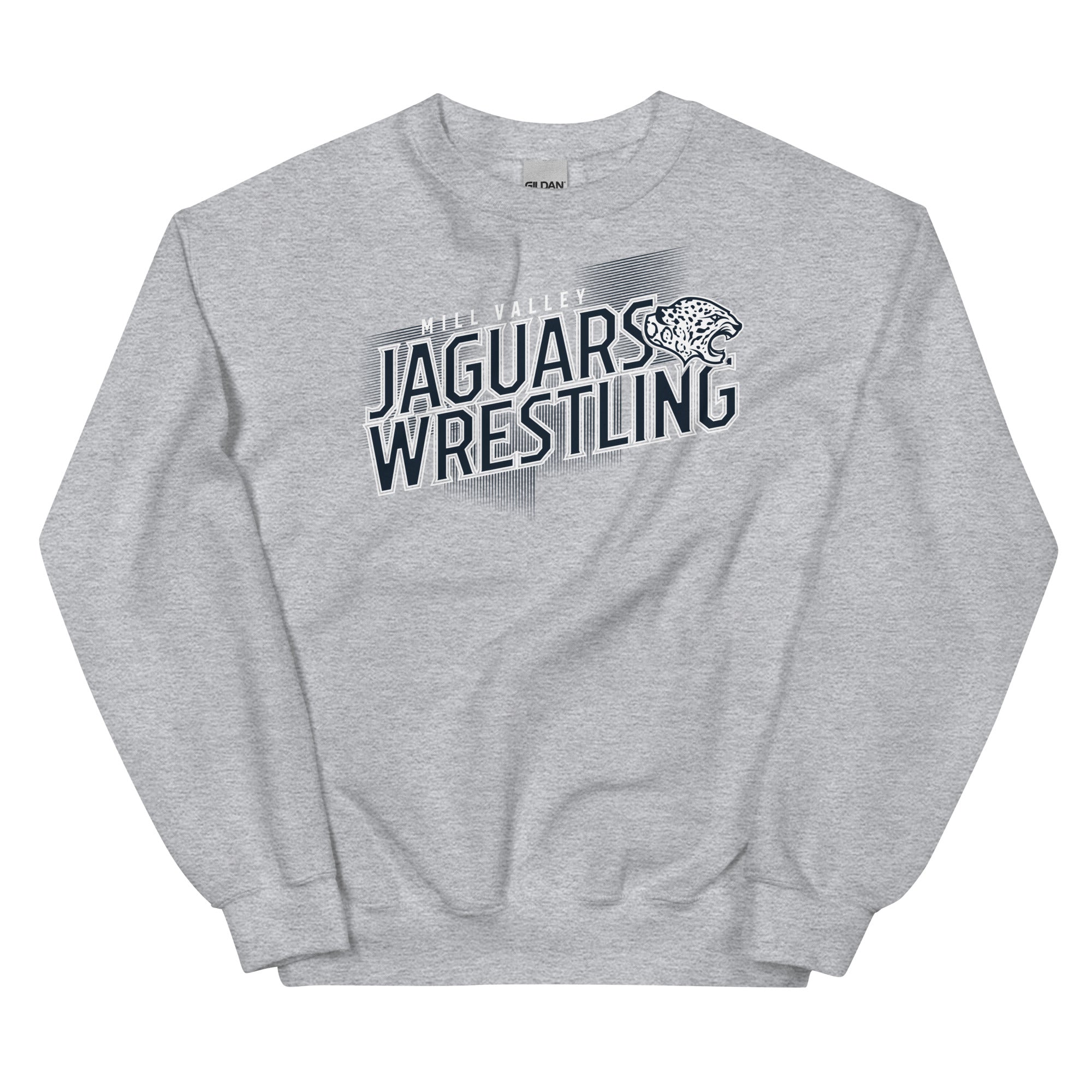 Mill Valley Wrestling Jaguar Wrestling Crew Neck Sweatshirt