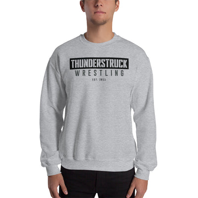 Kansas Thunderstruck Wrestling Red/Grey Thunderstruck Unisex Crew Neck Sweatshirt