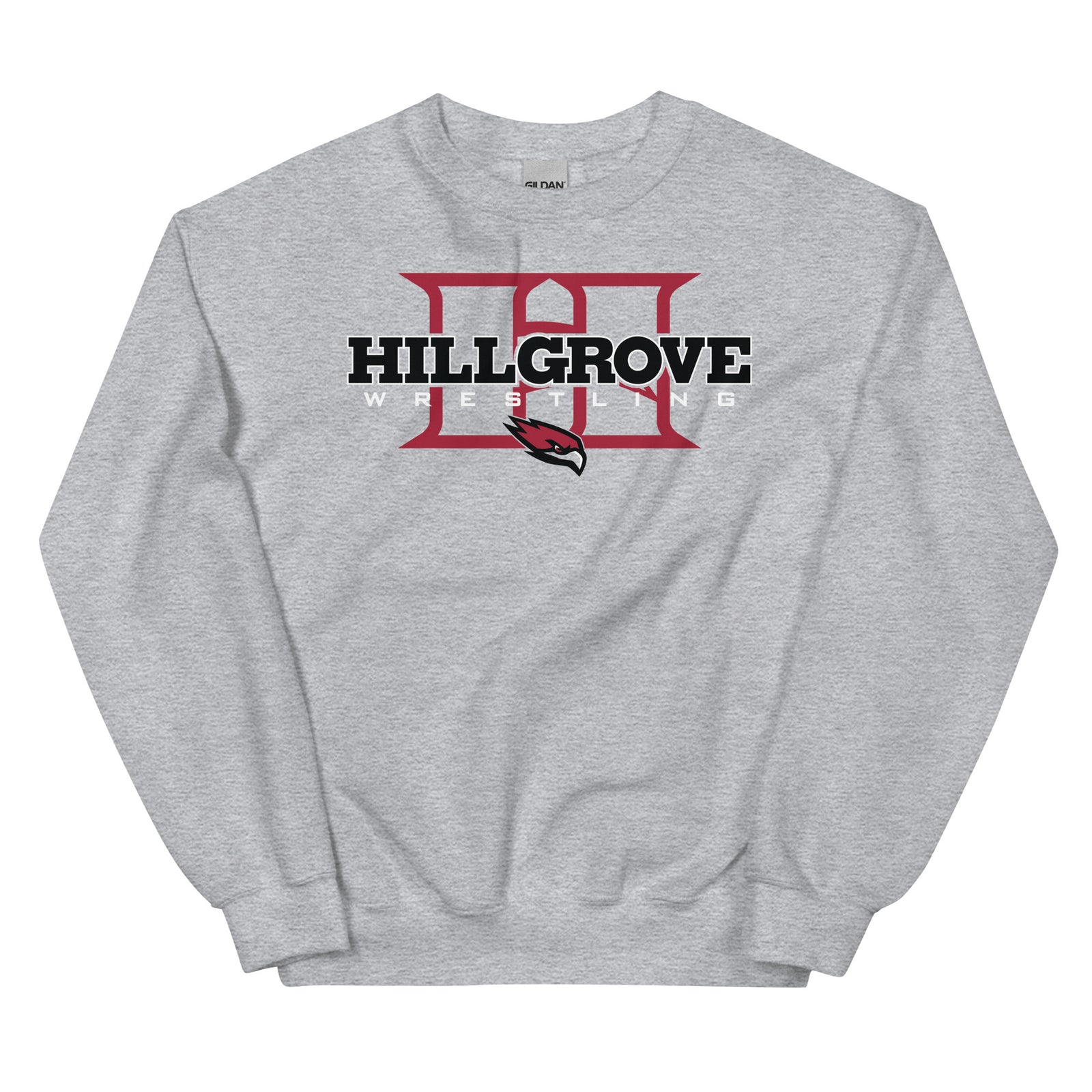 Hillgrove Hawks Wrestling 2022 Hill Grove Unisex Crew Neck Sweatshirt
