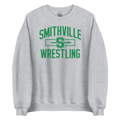 Smithville Wrestling Arch Unisex Crew Neck Sweatshirt