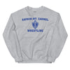 Kapaun Mt. Carmel Wrestling Black/Grey/White Unisex Crew Neck Sweatshirt