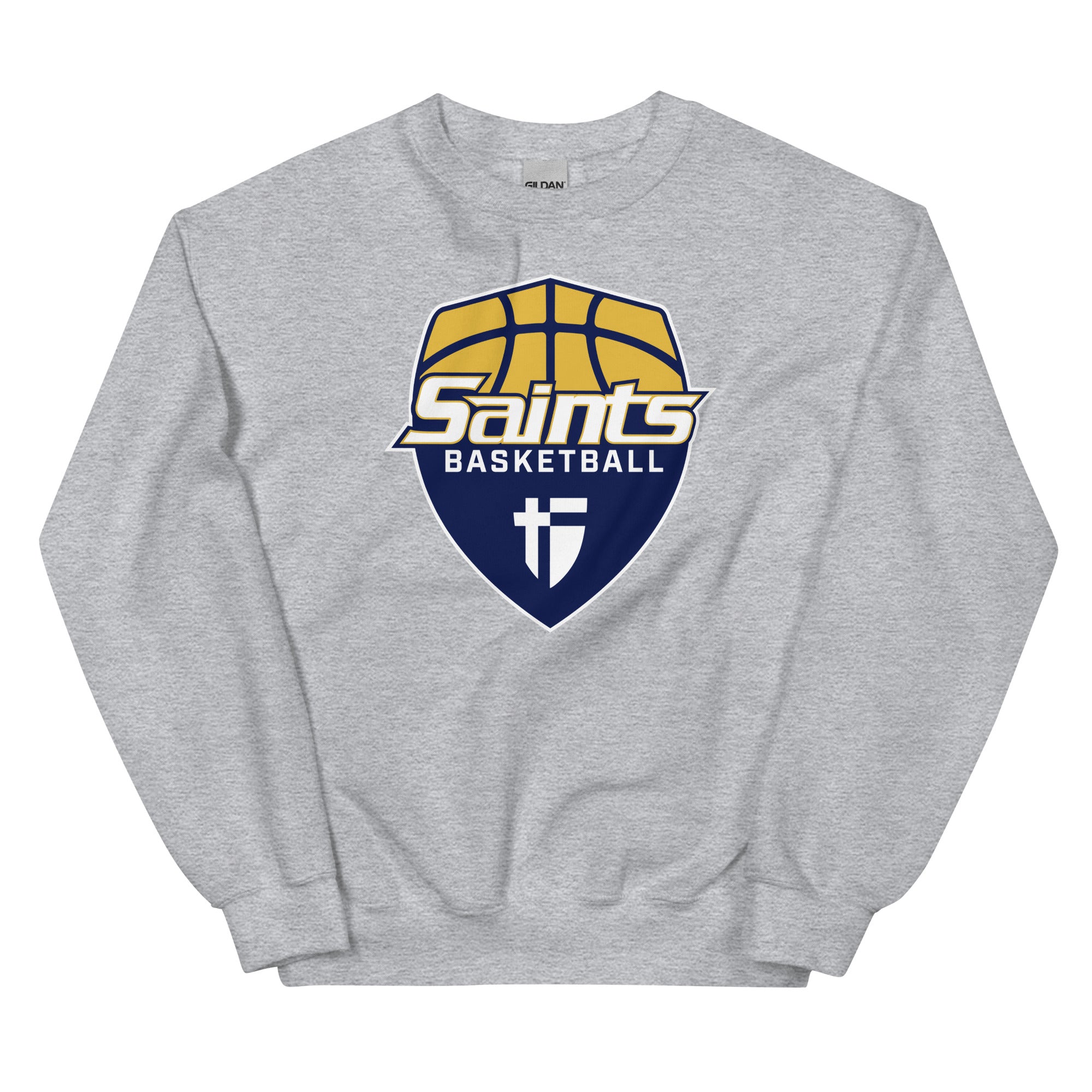 Saints Basketball Grey Unisex Sweatshirt