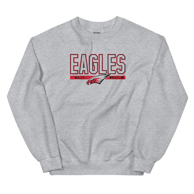 Maize HS Wrestling Eagles Unisex Crew Neck Sweatshirt