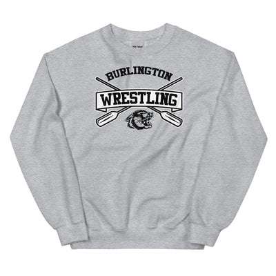 Burlington HS Wrestling Row The Boat (Front Only) Unisex Sweatshirt