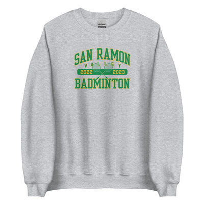 San Ramon Valley Badminton  SRV Unisex Crew Neck Sweatshirt