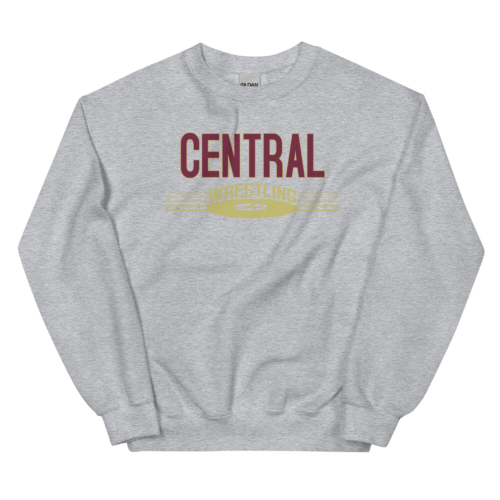 Keller Central Wrestling Sport Grey Unisex Crew Neck Sweatshirt