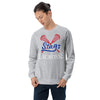 Stags Lacrosse Grey Unisex Crew Neck Sweatshirt