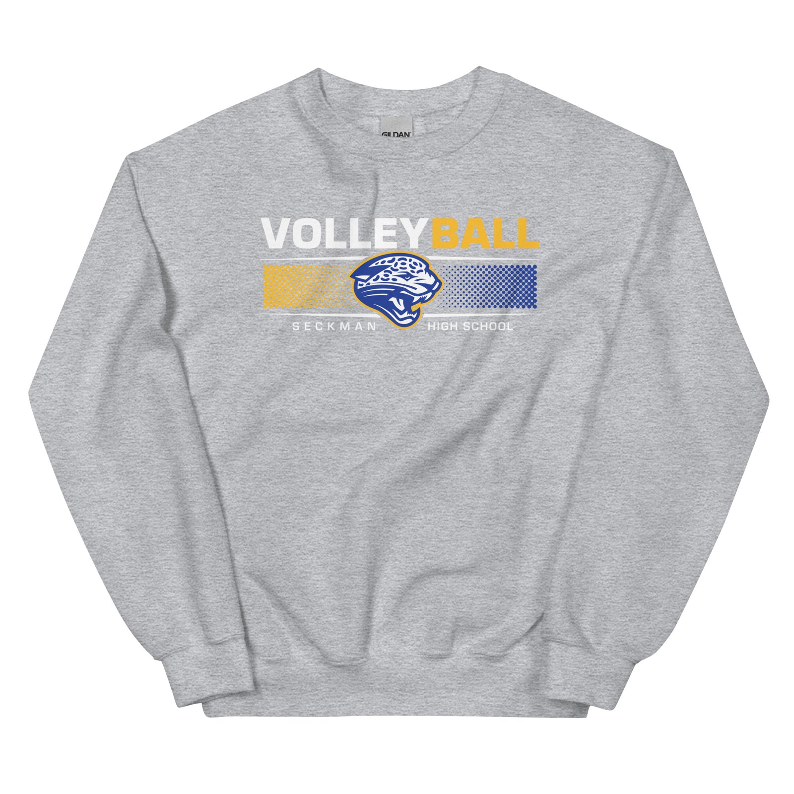 Seckman Volleyball Unisex Crew Neck Sweatshirt