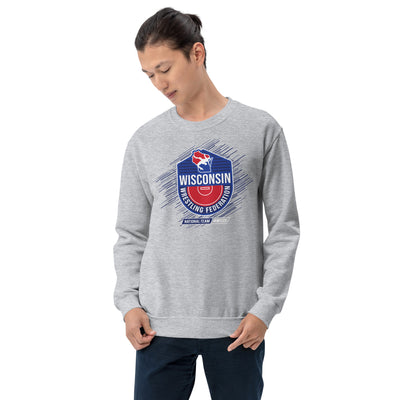 Wisconsin Wrestling Federation Wrestling 2023 WISCO Unisex Crew Neck Sweatshirt