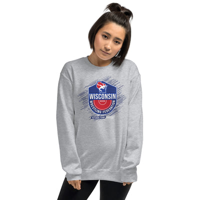 Wisconsin Wrestling Federation Wrestling 2023 WISCO Unisex Crew Neck Sweatshirt