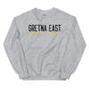 Gretna East  Grey wrestling Embroidery Unisex Crew Neck Sweatshirt