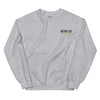 Gretna East  Grey wrestling Embroidery Unisex Crew Neck Sweatshirt