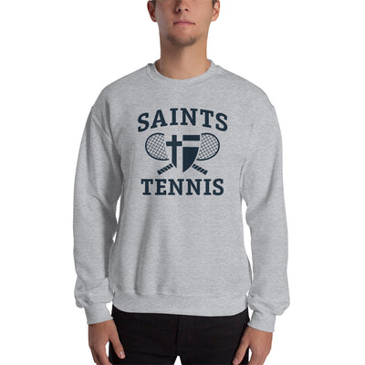 Saint Thomas Aquinas Tennis Unisex Crew Neck Sweatshirt