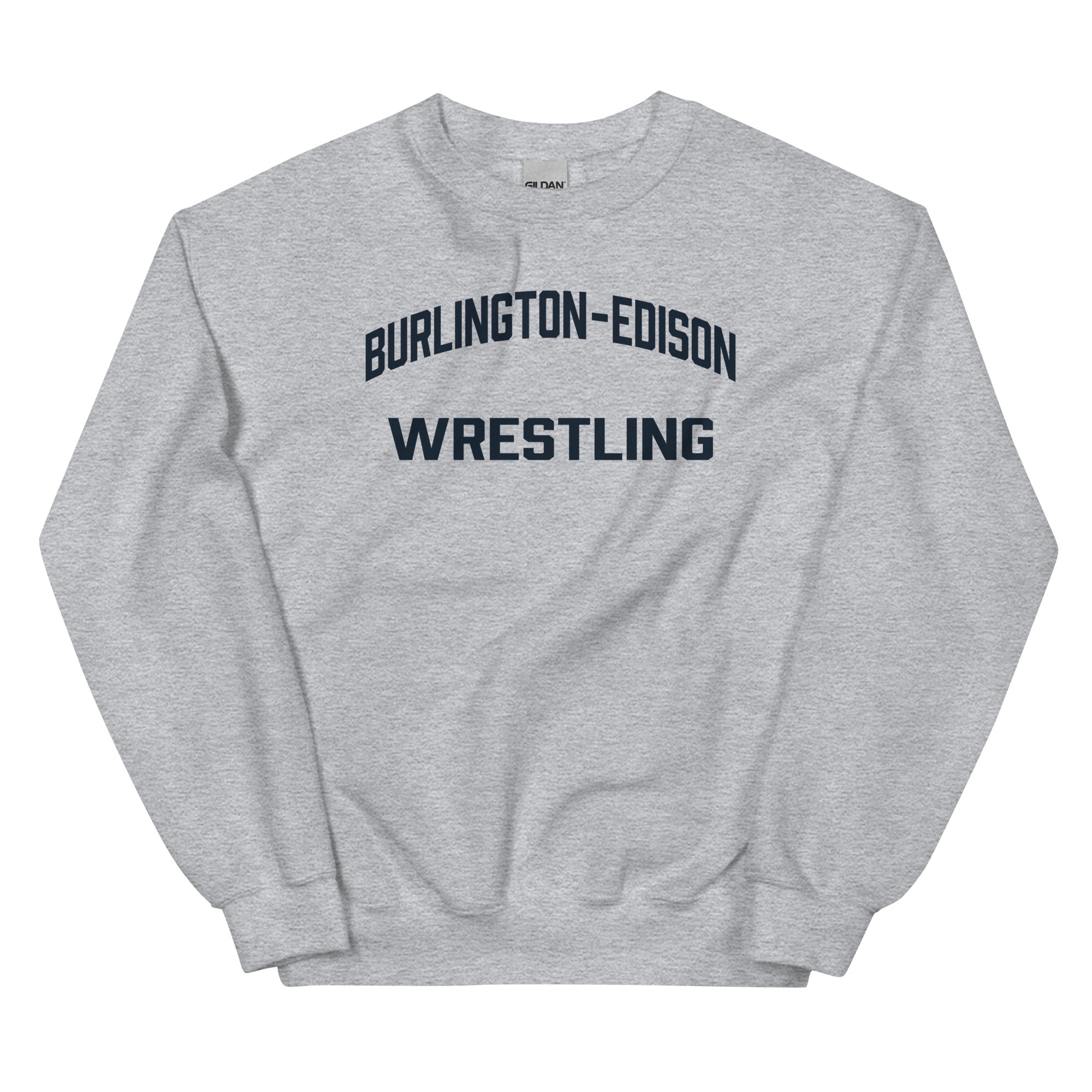 Burlington-Edison HS Wrestling Burling-Edison Unisex Crew Neck Sweatshirt